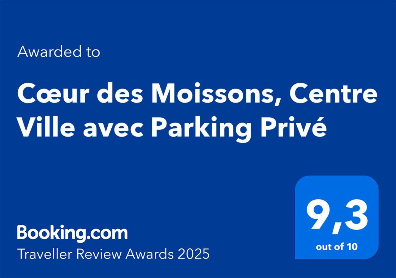Coeur Des Moissons, Centre Ville Avec Parking Prive 랭스 외부 사진